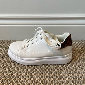 White sneakers